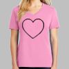 Ladies Core Cotton V Neck Tee Thumbnail