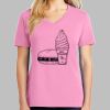 Ladies Core Cotton V Neck Tee Thumbnail