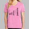Ladies Core Cotton V Neck Tee Thumbnail