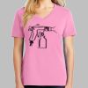 Ladies Core Cotton V Neck Tee Thumbnail