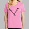 Ladies Core Cotton V Neck Tee Thumbnail