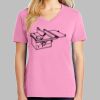 Ladies Core Cotton V Neck Tee Thumbnail
