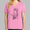 Ladies Core Cotton V Neck Tee Thumbnail