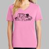 Ladies Core Cotton V Neck Tee Thumbnail