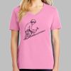 Ladies Core Cotton V Neck Tee Thumbnail