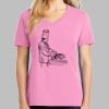 Ladies Core Cotton V Neck Tee Thumbnail