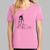 Ladies Core Cotton V Neck Tee Thumbnail