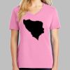 Ladies Core Cotton V Neck Tee Thumbnail