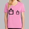Ladies Core Cotton V Neck Tee Thumbnail