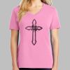 Ladies Core Cotton V Neck Tee Thumbnail