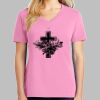 Ladies Core Cotton V Neck Tee Thumbnail