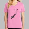 Ladies Core Cotton V Neck Tee Thumbnail