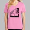 Ladies Core Cotton V Neck Tee Thumbnail