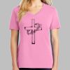 Ladies Core Cotton V Neck Tee Thumbnail