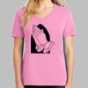 Ladies Core Cotton V Neck Tee Thumbnail