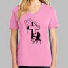 Ladies Core Cotton V Neck Tee Thumbnail