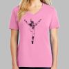 Ladies Core Cotton V Neck Tee Thumbnail