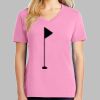Ladies Core Cotton V Neck Tee Thumbnail