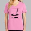Ladies Core Cotton V Neck Tee Thumbnail