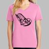 Ladies Core Cotton V Neck Tee Thumbnail