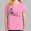 Ladies Core Cotton V Neck Tee Thumbnail