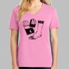 Ladies Core Cotton V Neck Tee Thumbnail