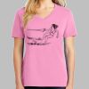 Ladies Core Cotton V Neck Tee Thumbnail