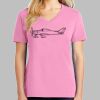 Ladies Core Cotton V Neck Tee Thumbnail