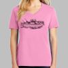 Ladies Core Cotton V Neck Tee Thumbnail