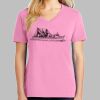 Ladies Core Cotton V Neck Tee Thumbnail