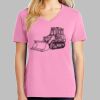 Ladies Core Cotton V Neck Tee Thumbnail