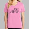 Ladies Core Cotton V Neck Tee Thumbnail