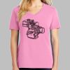 Ladies Core Cotton V Neck Tee Thumbnail