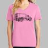 Ladies Core Cotton V Neck Tee Thumbnail