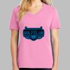 Ladies Core Cotton V Neck Tee Thumbnail