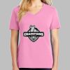 Ladies Core Cotton V Neck Tee Thumbnail