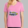 Ladies Core Cotton V Neck Tee Thumbnail