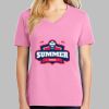 Ladies Core Cotton V Neck Tee Thumbnail