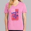 Ladies Core Cotton V Neck Tee Thumbnail