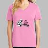 Ladies Core Cotton V Neck Tee Thumbnail