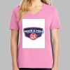 Ladies Core Cotton V Neck Tee Thumbnail