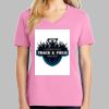 Ladies Core Cotton V Neck Tee Thumbnail