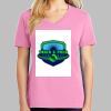 Ladies Core Cotton V Neck Tee Thumbnail