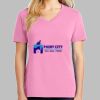 Ladies Core Cotton V Neck Tee Thumbnail
