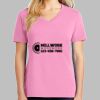 Ladies Core Cotton V Neck Tee Thumbnail