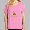 Ladies Core Cotton V Neck Tee Thumbnail