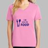 Ladies Core Cotton V Neck Tee Thumbnail