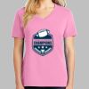 Ladies Core Cotton V Neck Tee Thumbnail