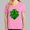 Ladies Core Cotton V Neck Tee Thumbnail