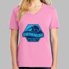 Ladies Core Cotton V Neck Tee Thumbnail